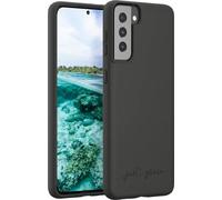 Just Green - Carcasa Biodegradable para Samsung Galaxy S21+, Negro