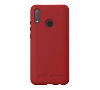 JUST GREEN Carcasa protectora para Huawei P Smart 2019 Natura Reciclable, Rojo