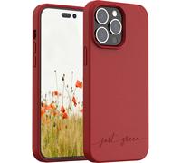 JUST GREEN JGCOVIP14PMR - Carcasa Just Green IP14 Pro Max Rojo