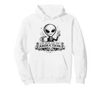 Just Here For The Abduction: Divertida Ropa alienígena Sudadera con Capucha