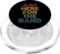 Just Here For The Band Concierto del Festival de música Rock and Roll PopSockets PopGrip para MagSafe