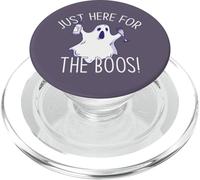 Just Here FOR The Boos Halloween Ghost Booze Meme EN LA Espalda PopSockets PopGrip para MagSafe