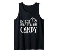 Just Here For The Candy Sweets Halloween Trick Treat Camiseta sin Mangas
