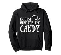 Just Here For The Candy Sweets Halloween Trick Treat Sudadera con Capucha