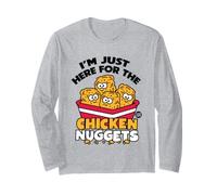 Just Here For The Chicken Nuggets Manga Larga