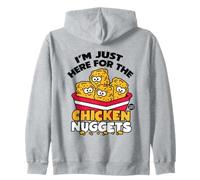 Just Here For The Chicken Nuggets Sudadera con Capucha