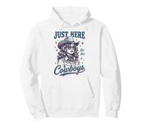 Just Here For The Cowboys Retro Western Style Sudadera con Capucha