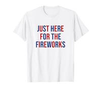 Just here for the fireworks 4th Of July Couple Camiseta