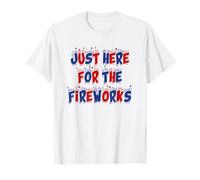 Just here for the fireworks 4th Of July Couple Camiseta