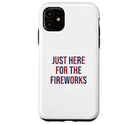 Just here for the fireworks 4th Of July Couple Carcasa para iPhone 11