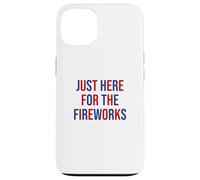 Just here for the fireworks 4th Of July Couple Carcasa para iPhone 13