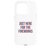Just here for the fireworks 4th Of July Couple Carcasa para iPhone 15 Pro