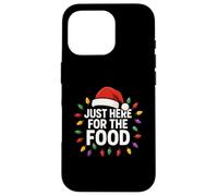 Just Here For The Food Funny Christmas Sutil Bah Humbug Carcasa para iPhone 16 Pro