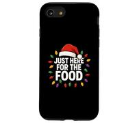 Just Here For The Food Funny Christmas Sutil Bah Humbug Carcasa para iPhone SE (2020) / 7/8
