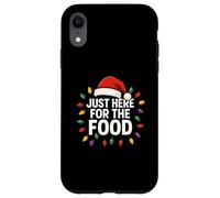 Just Here For The Food Funny Christmas Sutil Bah Humbug Carcasa para iPhone XR