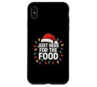 Just Here For The Food Funny Christmas Sutil Bah Humbug Carcasa para iPhone XS MAX