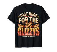 Just Here For The Glizzys Funny Hot Dog Cookout Humor Camiseta