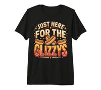 Just Here For The Glizzys Funny Hot Dog Cookout Humor Camiseta Premium