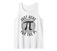 Just Here For The Pi Happy Pi Day Maestro de matemáticas niños niñas Camiseta sin Mangas