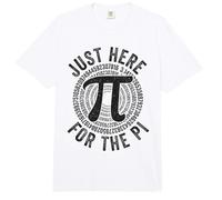 Just Here For The Pi Happy Pi Day Maestro de matemáticas niños niñas Comfort Colors Adult Heavyweight T-Shirt
