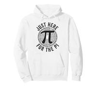 Just Here For The Pi Happy Pi Day Maestro de matemáticas niños niñas Sudadera con Capucha