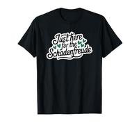 Just Here for the Schadenfreude German Joke Camiseta