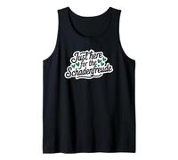 Just Here for the Schadenfreude German Joke Camiseta sin Mangas