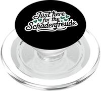 Just Here for the Schadenfreude German Joke PopSockets PopGrip para MagSafe