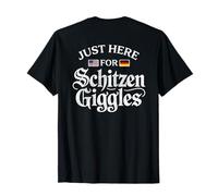 Just Here For The Schitzengiggles Funny German Octoberfest Camiseta