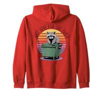 Just Here For The Trash Sudadera con Capucha