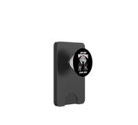 Just Here Waiting For You Black Cat Devil Moon Halloween PopSockets PopWallet para MagSafe