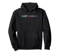 Just Human lgbt, igualdad, diversidad, arco iris Sudadera con Capucha