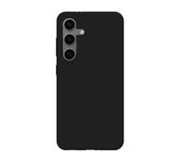 Just In Case Funda Soft TPU Compatible con Samsung Galaxy S24 (Carcasa Ultrafina, Flexible, Protección Antirayaduras y Bordes Elevados) Negro