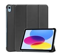 Just IN Case | Funda Trifold para iPad 2025 Generación 11 / iPad 2022 Generación 10 (con Soporte, Sueño/Despertar Automático y Protección Premium) Color Negro