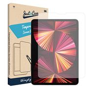 Just in Case Protector de pantalla de cristal templado para Apple iPad Pro 11 2018, dureza 9H, ultra transparente, 0,3 mm, claridad óptima, antiburbujas, antiarañazos, fácil instalación