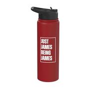 Just James Being James - Divertido nombre broma cumpleaños Stainless Steel Insulated Water Bottle