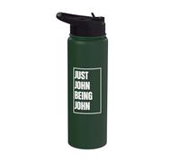 Just John Being John - Divertido primer nombre broma cumpleaños Stainless Steel Insulated Water Bottle