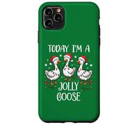Just Jolly Goose Christmas Silly Festive Goose on The Loose Carcasa para iPhone 11 Pro MAX