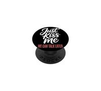 Just Kiss Me Frase para Ligar Fiesta De Solteros Coqueteo PopSockets PopGrip Adhesivo