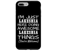 Just Lakeshia Here Doing Lakeshia Things Nombre Carcasa para iPhone 7 Plus/8 Plus
