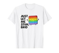 Just Let Me Stim Bro Kids Boys | Concientización sobre el autismo autista Camiseta