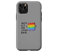 Just Let Me Stim Bro Kids Boys | Concientización sobre el autismo autista Carcasa para iPhone 11 Pro