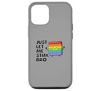 Just Let Me Stim Bro Kids Boys | Concientización sobre el autismo autista Carcasa para iPhone 12/12 Pro