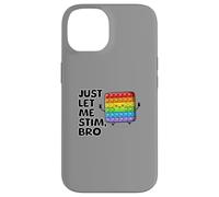Just Let Me Stim Bro Kids Boys | Concientización sobre el autismo autista Carcasa para iPhone 14