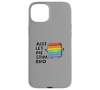 Just Let Me Stim Bro Kids Boys | Concientización sobre el autismo autista Carcasa para iPhone 15 Plus