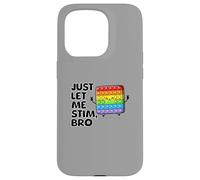 Just Let Me Stim Bro Kids Boys | Concientización sobre el autismo autista Carcasa para iPhone 15 Pro