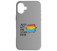 Just Let Me Stim Bro Kids Boys | Concientización sobre el autismo autista Carcasa para iPhone 16 Plus