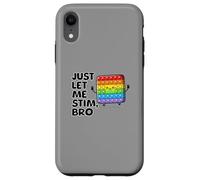 Just Let Me Stim Bro Kids Boys | Concientización sobre el autismo autista Carcasa para iPhone XR