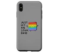 Just Let Me Stim Bro Kids Boys | Concientización sobre el autismo autista Carcasa para iPhone XS Max