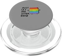 Just Let Me Stim Bro Kids Boys | Concientización sobre el autismo autista PopSockets PopGrip para MagSafe